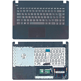 Клавіатура для ноутбука Asus X451 / X451CA з топ-панеллю Black No Frame RU