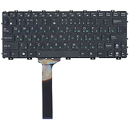 Клавіатура для ноутбука Asus Eee PC 1011 / 1015 / 1018 / X101 Чорна без рамки RU