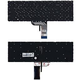 Клавиатура для ноутбука Lenovo IdeaPad 700 700-17ISK Black с подсветкой No Frame RU High Copy