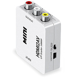 Конвертер відео з цифрового HDMI в аналоговий AV сигнал Addap HDMI2AV-01 1080P