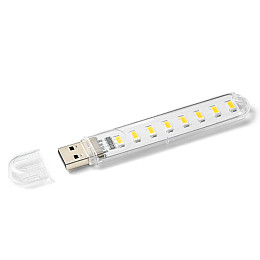 Лампа светодиодная USB Lesko H1926-8 LED Холодный свет
