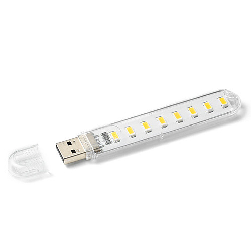 Лампа светодиодная USB Lesko H1926-8 LED Холодный свет