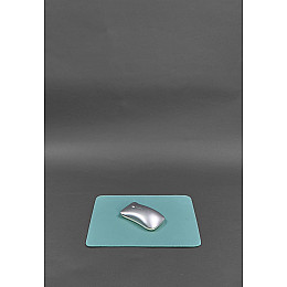 Коврик для мышки из натуральной кожи 1.0 бирюзовый краст BlankNote