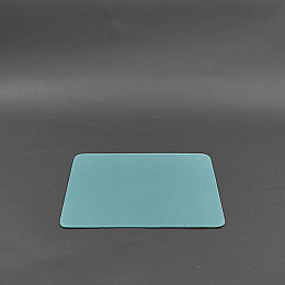 Коврик для мышки из натуральной кожи 1.0 бирюзовый краст BlankNote