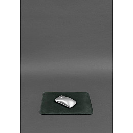 Коврик для мышки из натуральной кожи 1.0 зеленый Crazy Horse BlankNote