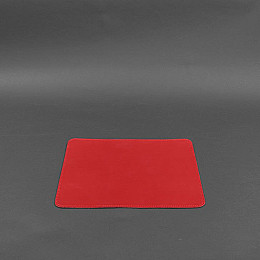 Коврик для мышки из натуральной кожи 1.0 красный краст BlankNote
