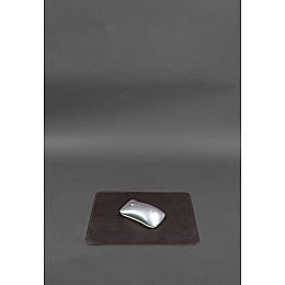 Коврик для мышки из натуральной кожи 1.0 темно-коричневый краст BlankNote