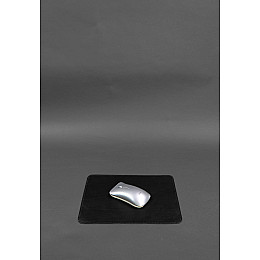 Коврик для мышки из натуральной кожи 1.0 черный краст BlankNote