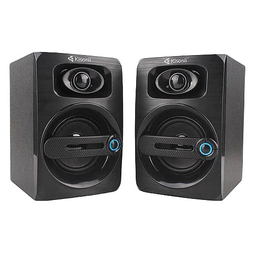 Компьютерные колонки Kisonli T010 2.0 6W Black