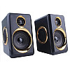 Компьютерные колонки Kisonli T-005 2.0 6W Black-Gold