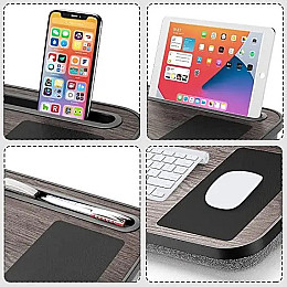 Столик для ноутбука RIAS Multi Function Desk з лампою та килимком для миші (3_03100)