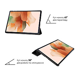 Чехол с защитной пленкой и салфеткой AIRON Premium Samsung Tab S7 FE T730/T735 12.4'' 2021 Black