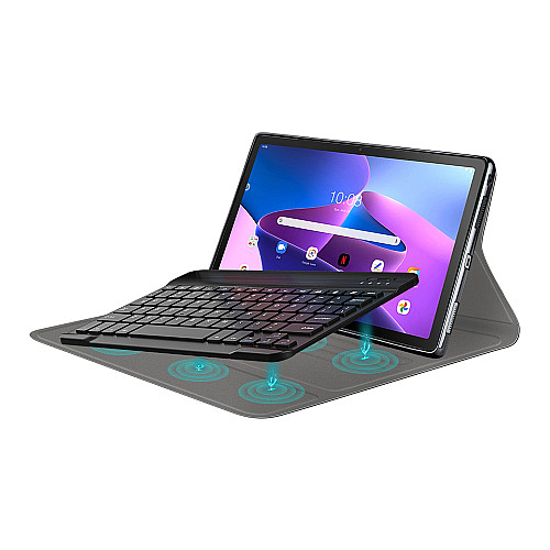 Чохол з Bluetooth клавіатурою AIRON Premium Lenovo tab M10 Plus 3-го покоління 2022 10.6 чорний