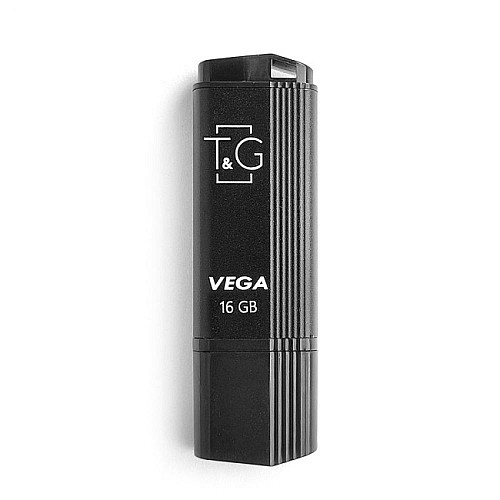 Флешка ЮСБ T&G Vega 121 USB Flash Drive 2.0 16 Гб Black