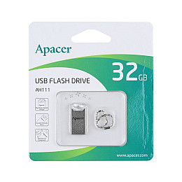 USB-накопитель Apacer AH111 32Gb USB Flash Drive 2.0 Silver / Crystal