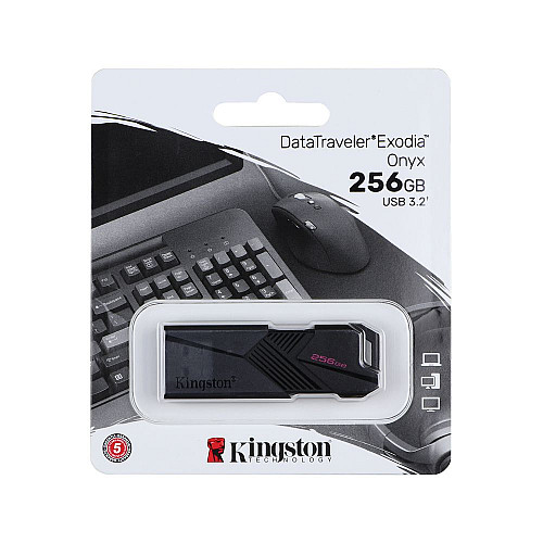 Флешка ЮСБ King DT Exodia Onyx 256Gb USB Flash Drive 3.2 Black