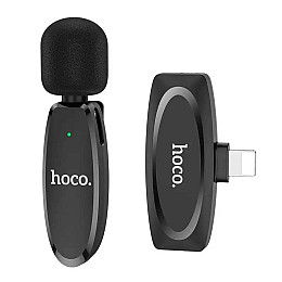 Беспроводной цифровой петличный микрофон hoco. L15 2.4G 15M iPhone
