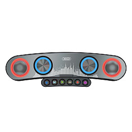 Портативна колонка блютуз XO F36 Speaker з RGB 2400 mAh Чорна