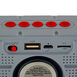 Портативна колонка Borofone BR16 Gage BT v5.1 1200mAh Темно-зелена