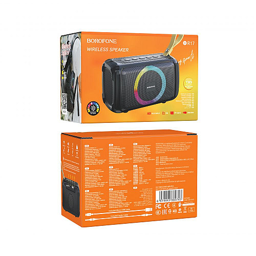 Портативна колонка Borofone BR17 Cool BT v5.1 1200mAh Чорна
