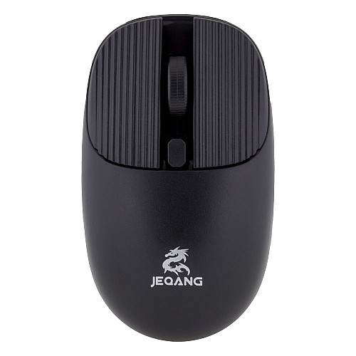 Бездротова оптична Мишка JEQANG JW-219 4G чутливістю 2000DPI USB адаптера на частоті 2.4ГГц Чорна