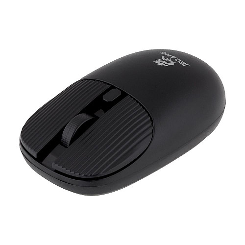Бездротова оптична Мишка JEQANG JW-219 4G чутливістю 2000DPI USB адаптера на частоті 2.4ГГц Чорна