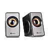 Колонки для ПК и ноутбука Kisonli T-007 Multimedia speaker 4 баса USB - 2.0 / AUX 3.5 mm 2x3W Grey