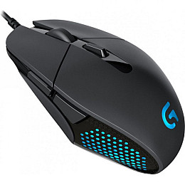 Ігрова провідна мишка Logitech G302 з чутливістю до 4000DPI, прискоренням 20G та швидкістю до 120IPS Чорна