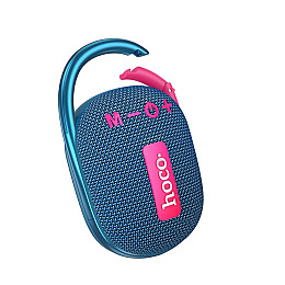 Портативна бездротова колонка акустика Hoco HC17 Easy joy sports BT V5.3 500mAh / RGB FM /TF Синя