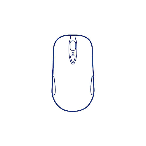 Провідна оптична USB мишка Borofone BG10 USB 1.5 м 1000DPI Чорна