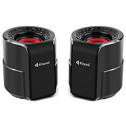 Колонки для компьютера Kisonli Technology Co A-909 AUX / Jack 3,5 mm Black
