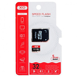 Карта памяти XO microSDHC 32Gb class 10 з SD адаптером