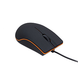 Проводная оптическая USB мышка Lenovo M20 soft touch 1 m Black