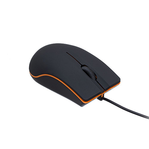 Провідна оптична USB мишка Lenovo M20 soft touch 1 м Чорна