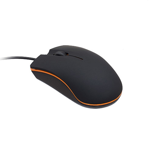 Провідна оптична USB мишка Lenovo M20 soft touch 1 м Чорна