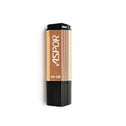 USB Flash Aspor AR121 64GB- золотой