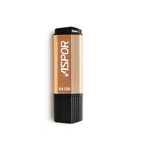 USB Flash Aspor AR121 64GB- золотой
