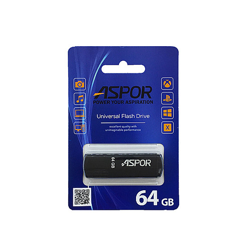 USB Flash Aspor AR121 64GB- черный