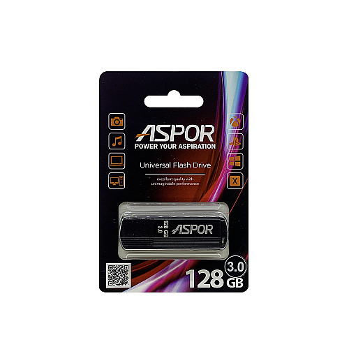 USB Flash Aspor AR121 128GB- черный