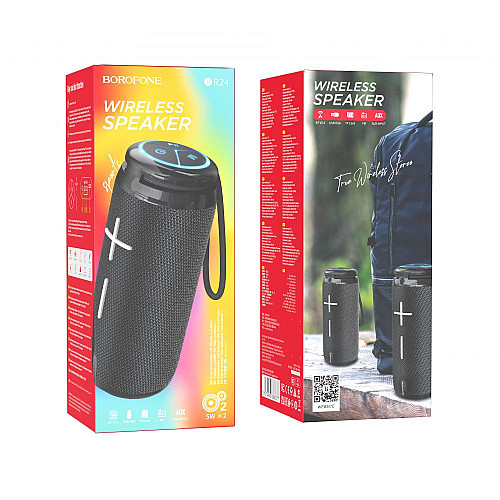 Портативна бездротова колонка Borofone BR24 Bluetooth V5.3 Чорна