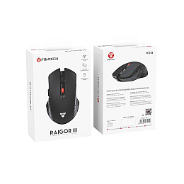Беспроводная игровая компьютерная мышь Fantech WG12 Raigor III 800-2000DPI 2.4GHz Type-C Black