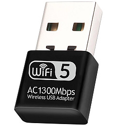 Скоростний мережевий USB WiFi адаптер Addap UWA-06 2.4 ГГц + 5 ГГц 1300 Мбіт/с