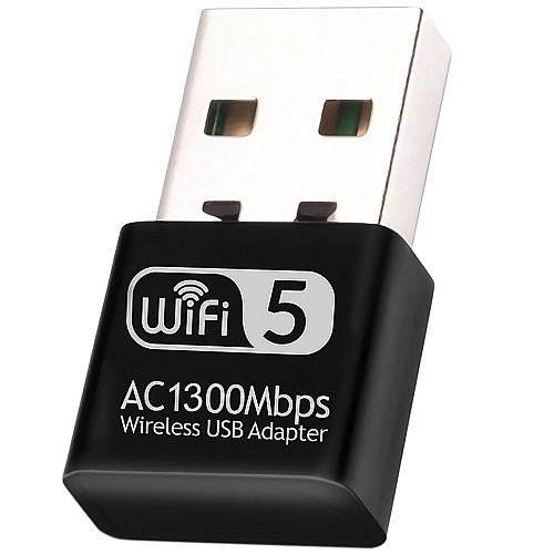 Скоростний мережевий USB WiFi адаптер Addap UWA-06 2.4 ГГц + 5 ГГц 1300 Мбіт/с