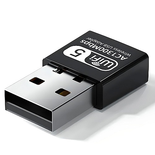 Скоростний мережевий USB WiFi адаптер Addap UWA-06 2.4 ГГц + 5 ГГц 1300 Мбіт/с