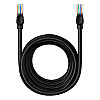 Сетевой кабель RJ45 Baseus CAT5 B00133206111-06 RJ45 круглый 8 м Black