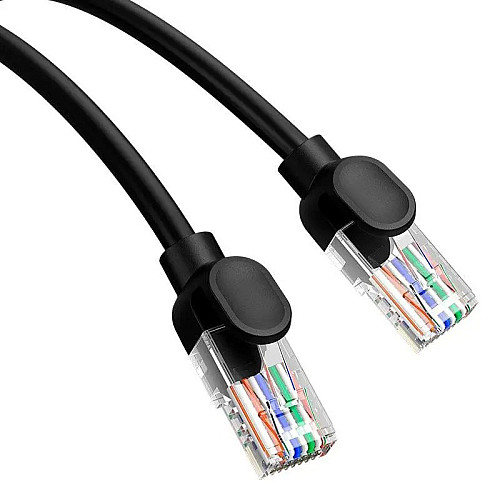 Сетевой кабель RJ45 Baseus CAT5 B00133206111-06 RJ45 круглый 8 м Black