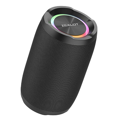 Портативная беспроводная колонка ZeaLot S49 IP67 Bluetooth V5.0 Black