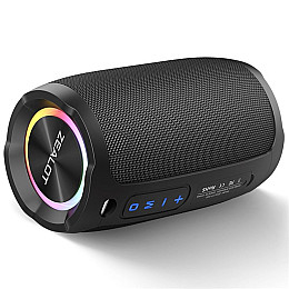 Портативна бездротова колонка ZeaLot S49 IP67 Bluetooth V5.0 Чорна