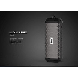 Портативна бездротова акустика Remax RB-M12 IPX7 Bluetooth V4.2 12 Вт Чорний