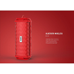 Портативна бездротова акустика Remax RB-M12 IPX7 Bluetooth V4.2 12 Вт Червоний